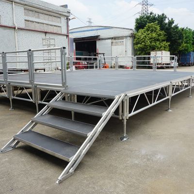 Dragon Truss Used Portable Stage easy movable