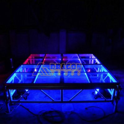 Eco-Friendly plexiglass aluminum stage table for DJ