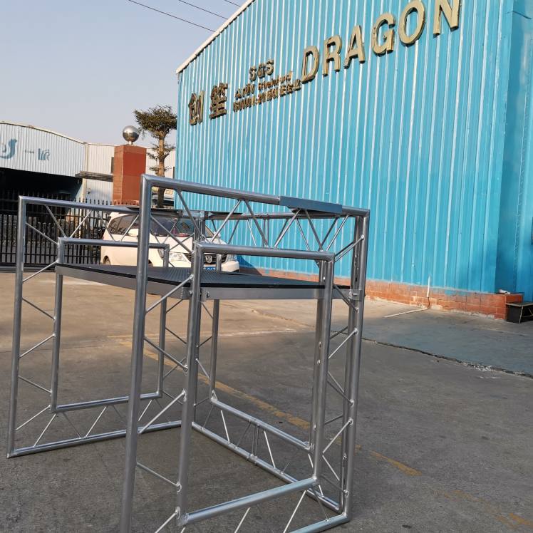 Foldable Aluminum DJ Booth for Events and Mobile DJs